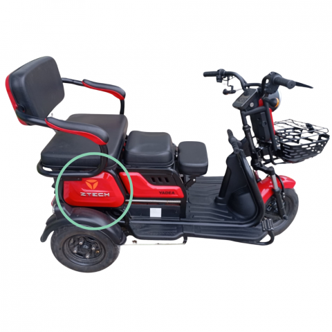Profil lateral dreapta, partea din spate ZT-16 [1]