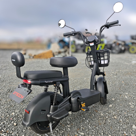 Scuter electric cu pedale, ZT-02, viteza 25km/h, fara permis, 35km autonomie [12]