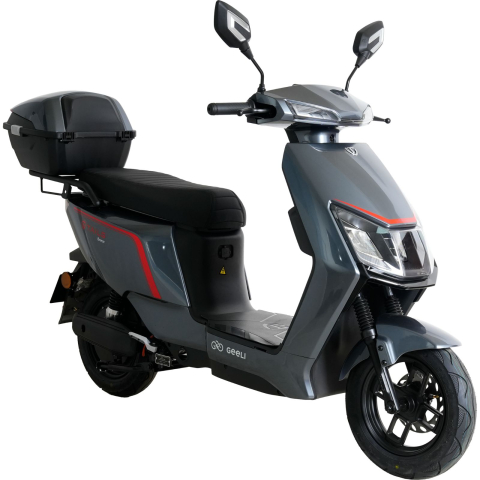 Vehicule electrice - Scuter electric fara permis, Geeli BREEZE, 1000W motor, baterie Litiu detasabila, 25km/h, 55 km autonomie, Omologat 2 persoane