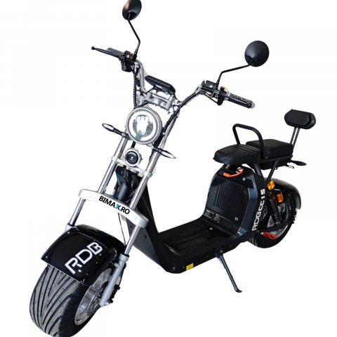 Scuter electric Harley CC15 motor 2000W, roti late, 25km/h fara permis, 2 locuri, Acumualtor Litiu, Autonomie max 50km [5]