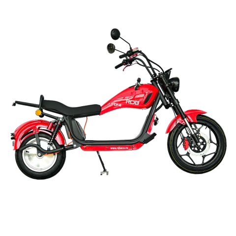 Scuter electric tip Chopper, motor 2000W, 25km/h fara permis, 2 locuri, Acumulator Litiu detasabil, Autonomie max 50km [1]