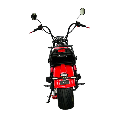 Scuter electric tip Chopper, motor 2000W, 25km/h fara permis, 2 locuri, Acumulator Litiu detasabil, Autonomie max 50km [3]