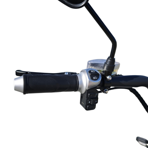Scuter electric Harley CC25, motor 3000W, 30Ah baterie detasabila, 25km/h fara permis, 2 locuri, Autonomie max 60km [6]