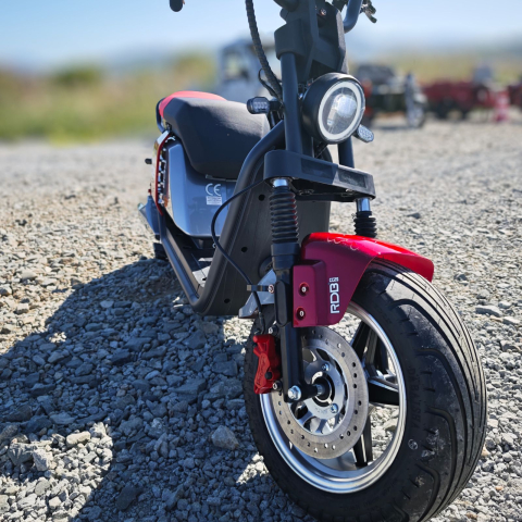 Scuter electric Harley CC25, motor 3000W, 30Ah baterie detasabila, 25km/h fara permis, 2 locuri, Autonomie max 60km [3]