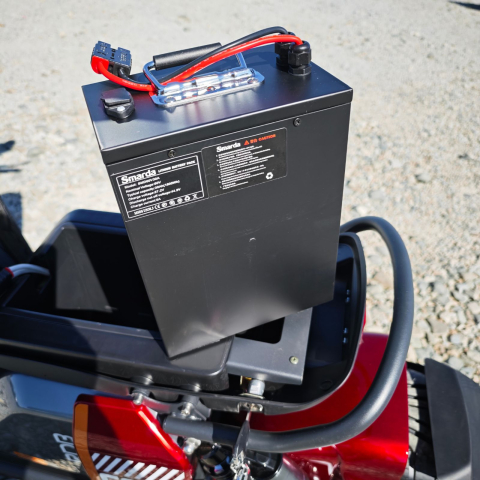 Scuter electric Harley CC25, motor 3000W, 30Ah baterie detasabila, 25km/h fara permis, 2 locuri, Autonomie max 60km [12]