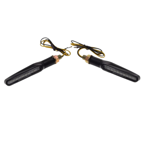 Lumini Scuter Electric - Set 2 lampi semnalizare scutere, tricicluri, dinamice, 9 leduri, 275mm cablu