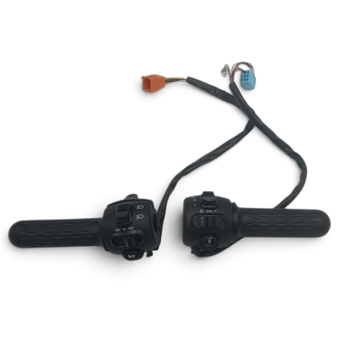 Piese Scutere Electrice universale - Set Manere scuter electric cu Acceleratie, Butoane Lumini, Trepte viteza