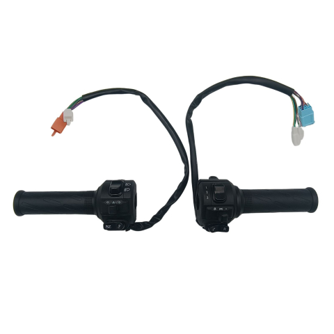 Piese de schimb scutere City Coco (Harley) - Set Manere scuter electric cu Acceleratie, Butoane Lumini, Trepte viteza