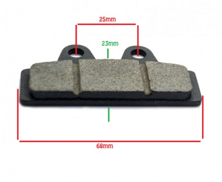 Set placute frana CityCoco, VSX, 68mm lungime [1]