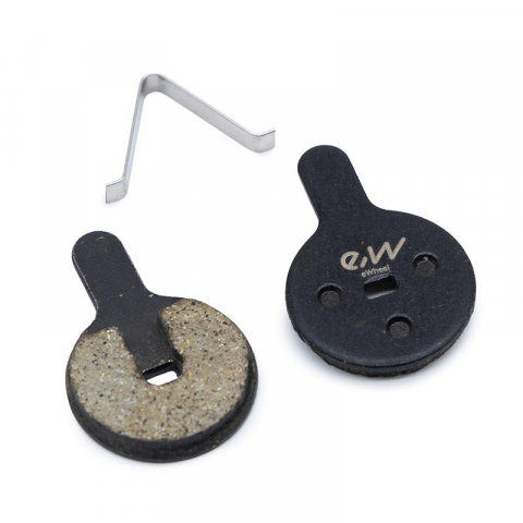 Set 2 perechi placute de frana din rasina, 22mm diametru, 34mm lungime totala, CT002-R [2]