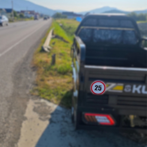Sticker Autocolant, Vehicule Electrice 25km/h [3]