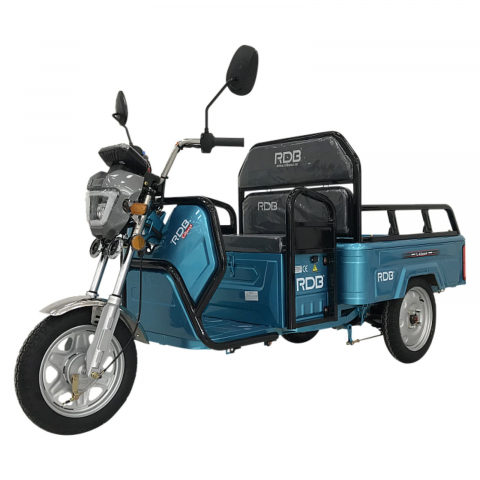 Triciclu Electric cu remorca 1350W, Fara Permis (viteza max 25km/h), RDB L-KLASS 4, Omologata, CIV inclus [2]