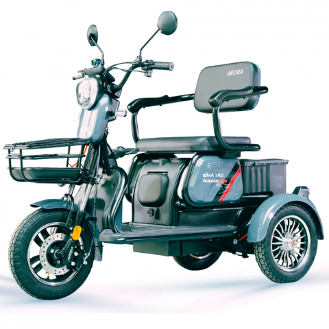 Tricicleta Electrica Adulti Fara Permis (25km/h), autonomie 35-50km, 60V 20Amperi, Carte RAR inclusa, Arora Ruzgar [0]
