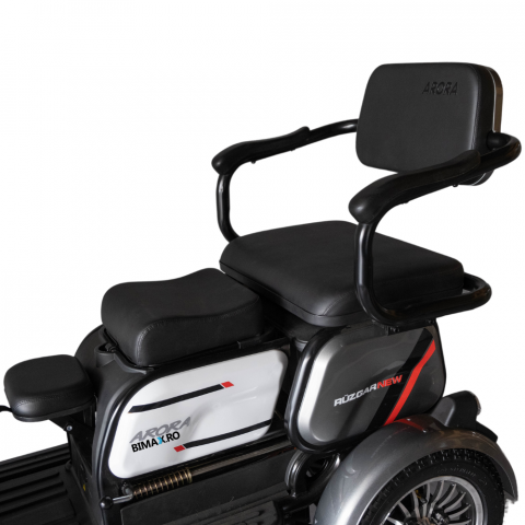 Tricicleta Electrica Adulti Fara Permis (25km/h), autonomie 35-50km, 60V 20Amperi, Carte RAR inclusa, Arora Ruzgar [7]
