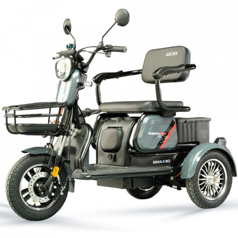 Tricicleta Electrica Adulti Fara Permis (25km/h), autonomie 35-50km, 60V 20Amperi, Carte RAR inclusa, Arora Ruzgar [12]