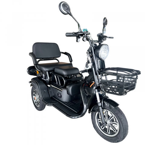 Triciclu Electric Jinpeng - Tricicleta electrica Jinpeng Go Ride A6, 25km/h fara permis, motor 800w, omologata