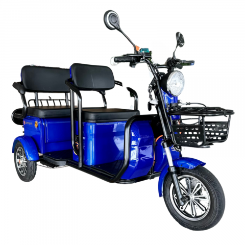 Vehicule electrice - Tricicleta electrica Jinpeng Eco Ride XD, 2 locuri, 25km/h fara permis, motor 2100w