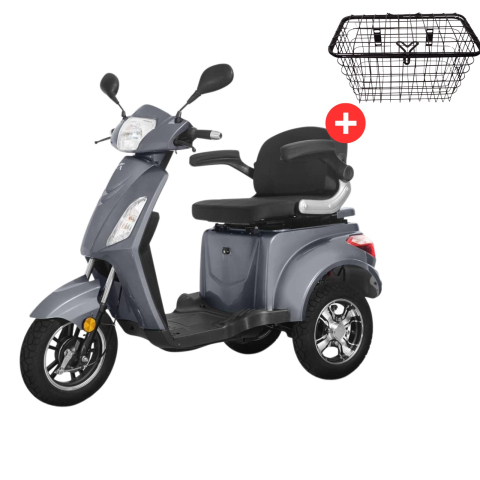 Tricicleta Electrica Adulti Fara Permis - Tricicleta electrica Volta VM4, fara permis, 1 loc, motor 1000W, autonomie 50km