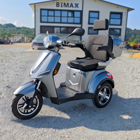 Tricicleta electrica VTA VM4 MOBILITY, cu far LED, motor 1000W, cutie portbagaj cu cheie, fara permis, 25km/h [7]