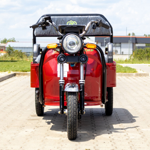 Triciclu Electric cu bena, motor 1500W, Fara Permis, Autonomie 50-80km, CIV INCLUS [1]