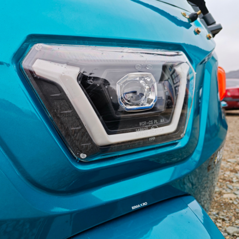 Triciclu Electric cu cabina, Fara Permis (25km/h), Motor 1500W, autonomie max 70km, 72V 58Amperi, Bena Basculabila, Masa Maxima 603kg, Carte RAR inclusa, Kuba GL 35000 [15]
