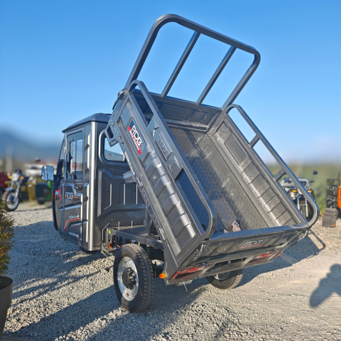 Triciclu Electric cu cabina inchisa si ghidon, MAX KLASS4, model 2026, motor 4000W, Fara Permis (viteza max 25km/h), Carte RAR inclusa [3]