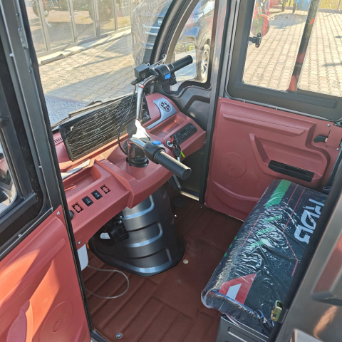 Triciclu Electric cu cabina inchisa si ghidon, MAX KLASS4, model 2026, motor 4000W, Fara Permis (viteza max 25km/h), Carte RAR inclusa [13]