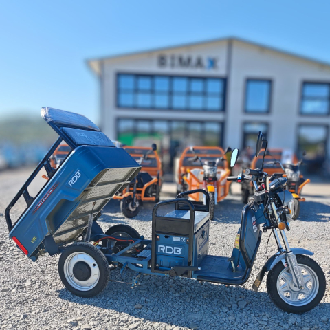 Triciclu Electric cu remorca 1350W, Fara Permis (viteza max 25km/h), RDB L-KLASS 4, Omologata, CIV inclus [11]