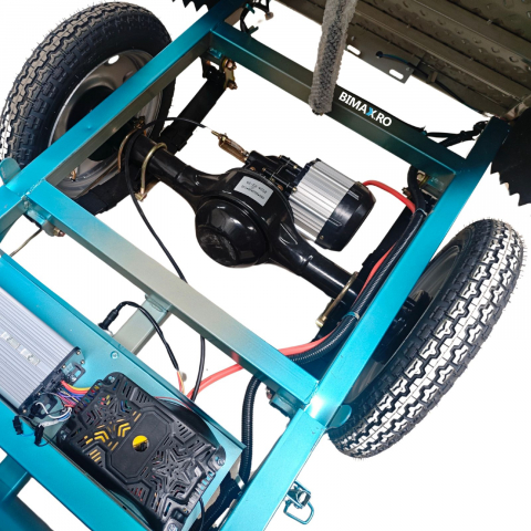 Triciclu Electric cu remorca 1350W, Fara Permis (viteza max 25km/h), RDB L-KLASS 4, Omologata, CIV inclus [9]