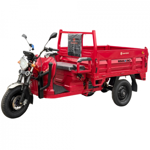 Triciclu electric cu remorca, basculabil la buton, motor 3900W, baterii 58Ah, Viteza 25km/h, Dump [11]