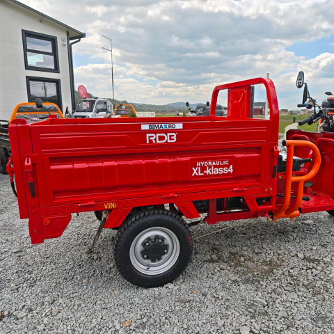 Triciclu Electric cu remorca basculabila la buton, 4000W, Fara Permis, RDB XL-KLASS 4 HIDRAULIC, CIV inclus [10]