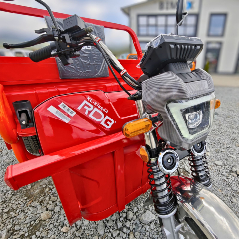 Triciclu Electric cu remorca basculabila la buton, 4000W, Fara Permis, RDB XL-KLASS 4 HIDRAULIC, CIV inclus [12]