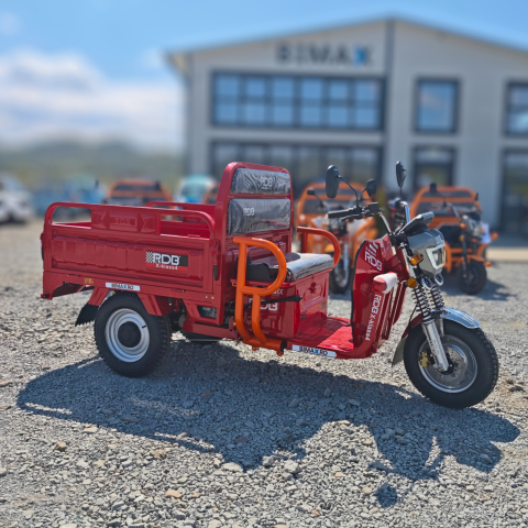 Vehicule electrice - Triciclu Electric cu remorca basculabila, motor 3500W, Fara Permis (viteza max 25km/h), RDB X-KLASS4 , Omologata, CIV inclus