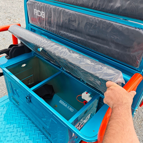 Triciclu Electric cu remorca basculabila, motor 3500W, Fara Permis (viteza max 25km/h), RDB X-KLASS4 , Omologata, CIV inclus [18]