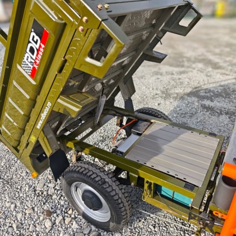 Triciclu Electric cu remorca basculabila, motor 3500W, Fara Permis (viteza max 25km/h), RDB X-KLASS4 , Omologata, CIV inclus [7]