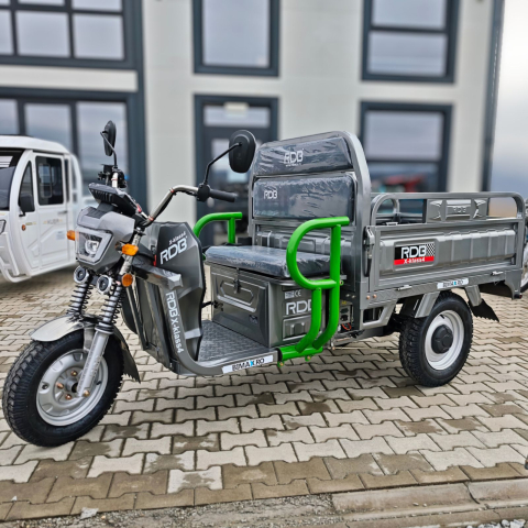Vehicule electrice - Triciclu Electric cu remorca basculabila, motor 3500W, Fara Permis (viteza max 25km/h), RDB X-KLASS4 , Omologata, CIV inclus