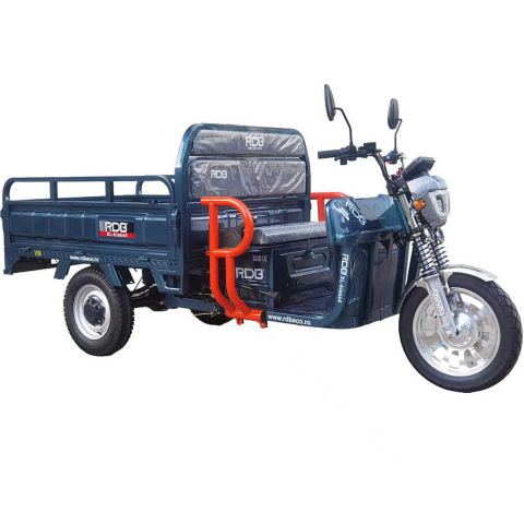 Triciclu Electric cu remorca GRANDE 160x122cm, motor 4000W, Fara Permis, RDB XL-KLASS 4 GRANDE, Omologata, CIV inclus [27]