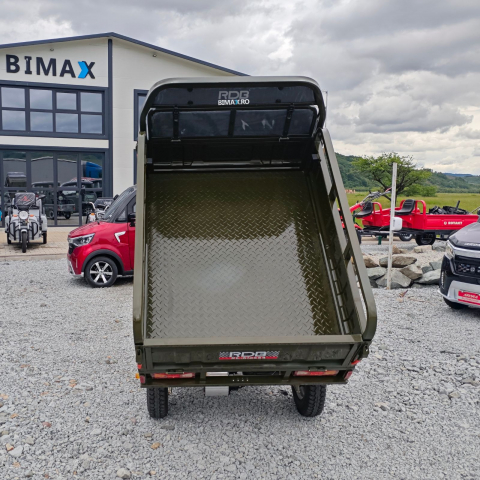 Triciclu Electric cu remorca basculabila la buton, 4000W, Fara Permis, RDB XL-KLASS 4 HIDRAULIC, CIV inclus [1]