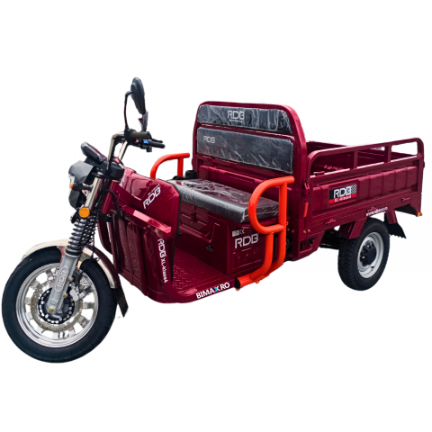 Triciclu Electric cu remorca basculabila, motor 4000W, Fara Permis (viteza max 25km/h), RDB XL-KLASS 4 GRANDE, Omologata, CIV inclus [26]