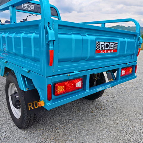 Triciclu Electric cu remorca basculabila la buton, 4000W, Fara Permis, RDB XL-KLASS 4 HIDRAULIC, CIV inclus [8]