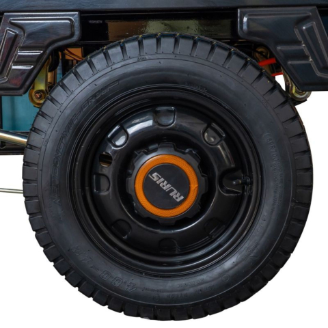 Triciclu Electric cu bena basculabila Ruris PILOT 3120, fara permis, autonomie max 60km, Negru, Drujba Cadou [13]