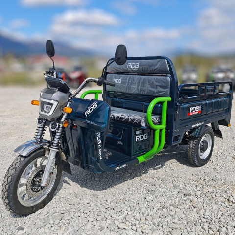 Triciclu Electric cu remorca XL KLASS 150 CM, motor 4000W, Fara Permis, RDB XL-KLASS4, Omologata, CIV inclus [1]