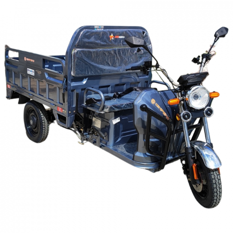 [RESIGILAT] Triciclu electric transport marfa basculabil, Motor 2000W, Viteza 25km/h, Baterii 45Amperi, Model AMR350 sau JP1000 [5]
