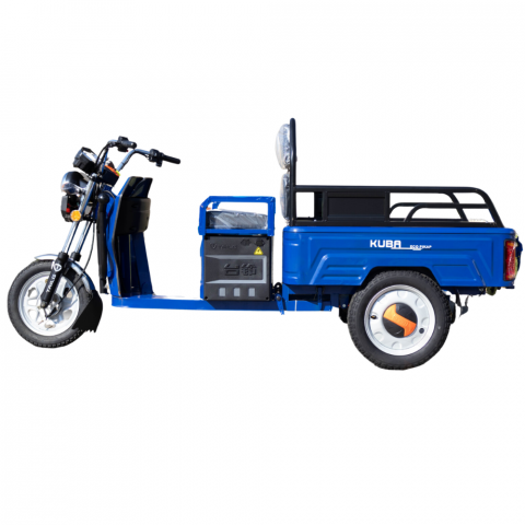 Nu se mai fabrica - Triciclu electric cu remorca, fara permis, pentru cumparaturi, ECOPIKAP ULTRA, 25 km/h, 30-40km autonomie