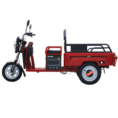 Triciclu electric cu remorca, fara permis, pentru cumparaturi, ECOPIKAP ULTRA, 25 km/h, 30-40km autonomie [1]