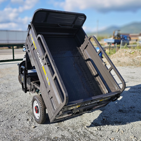 Triciclu Electric transport marfa Kuba GL15000, Model NOU 2025-2026, Fara Permis (viteza max 25km/h), Bena Basculabila, Carte RAR inclusa [2]