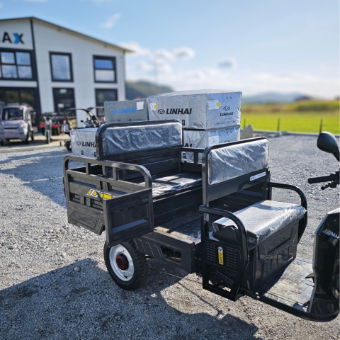 Triciclu Electric transport marfa Kuba GL15000, Model NOU 2025-2026, Fara Permis (viteza max 25km/h), Bena Basculabila, Carte RAR inclusa [5]