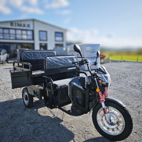 Triciclu Electric transport marfa Kuba GL15000, Model NOU 2025-2026, Fara Permis (viteza max 25km/h), Bena Basculabila, Carte RAR inclusa [3]