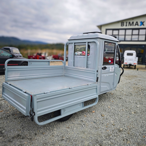 Triciclu Electric utilitar SKY VAN, model 2026 cu cabina, motor 3000W, Fara Permis (viteza max 25km/h), Carte RAR inclusa [6]