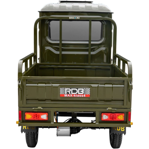 Triciclu Electric utilitar MAX KLASS4, model 2026 cu cabina, motor 4000W, Fara Permis (viteza max 25km/h), Carte RAR inclusa [27]